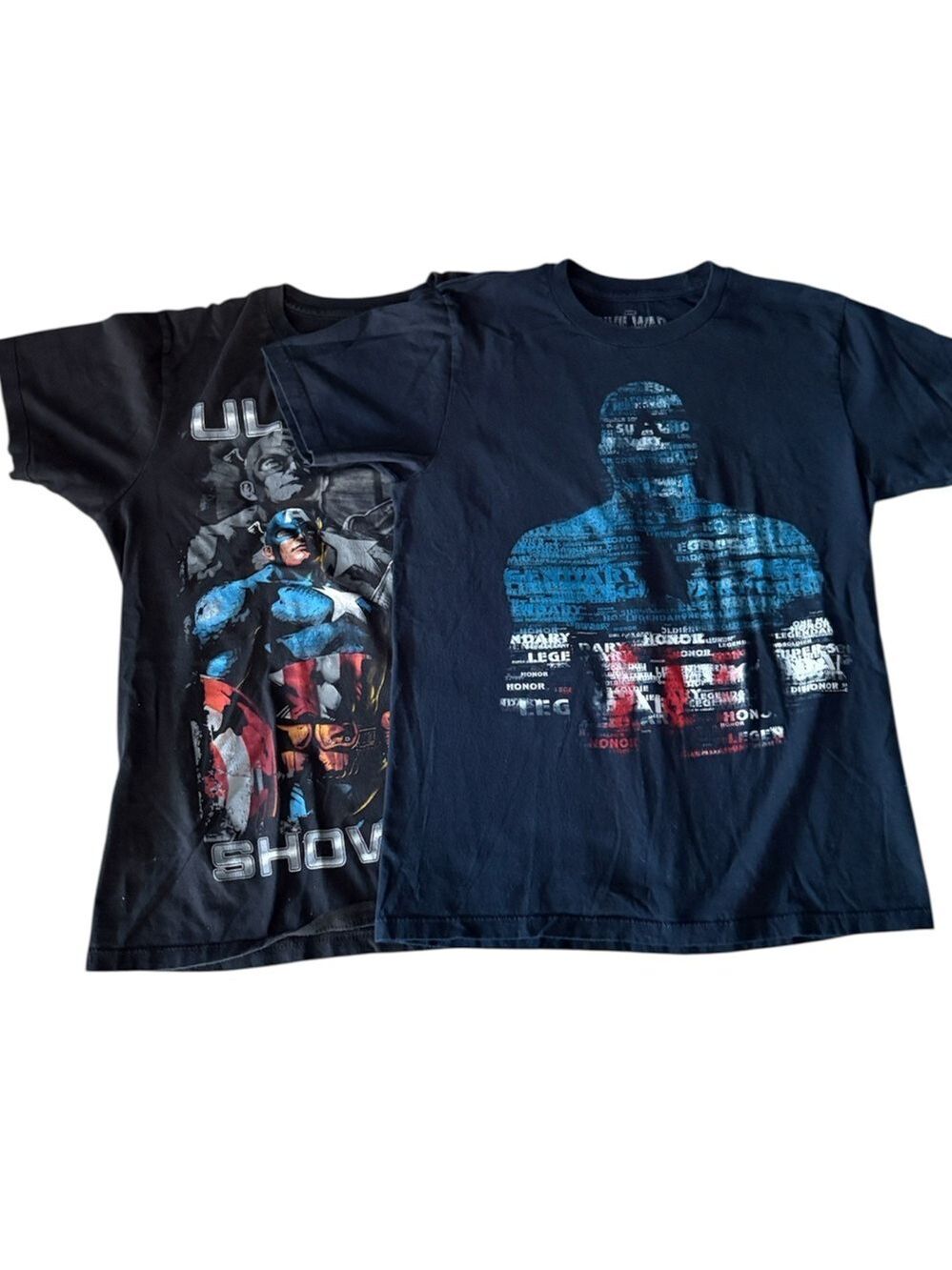 Marvel Captain America Graphic T Shirt Set Small
